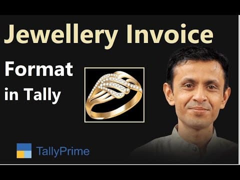 Jewellery Gold Bill (Invoice) Format in TallyPrime - Custom Tally Prime Add-on & TDL Customization by Shivansh Infosys