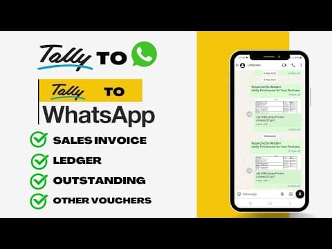 📲 TALLY TO WHATSAPP INTEGRATION IN SECONDS! | SEND BILLS & LEDGERS INSTANTLY | CALL FOR 3 DAYS FREE DEMO - Custom Tally Prime Add-on & TDL Customization by Shivansh Infosys