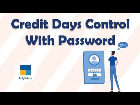 Credit Day Control with Password in TallyPrime