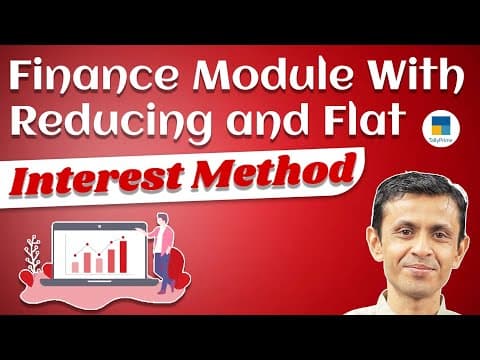 FINANCE MODULE WITH REDUCING AND FLAT INTEREST METHOD IN TALLYPRIME