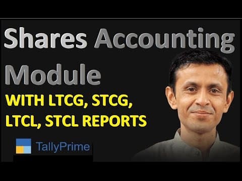 Shares Accounting Module in TallyPrime - Custom Tally Prime Add-on & TDL Customization by Shivansh Infosys