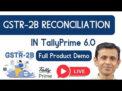 GSTR 2B RECONCILIATION IN TALLY PRIME