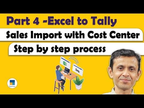 Excel to Tally Sales Import with Cost Center – TallyPrime