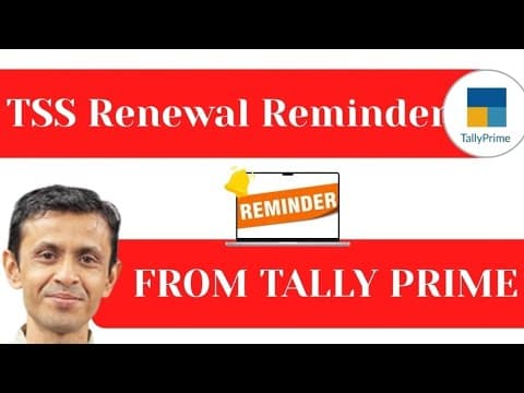 TALLY RENEWAL MANAGEMENT TDL | TRACK TSS EXPIRY AND TSS REMINDER SOLUTIONS FOR TALLY PARTNER - Custom Tally Prime Add-on & TDL Customization by Shivansh Infosys