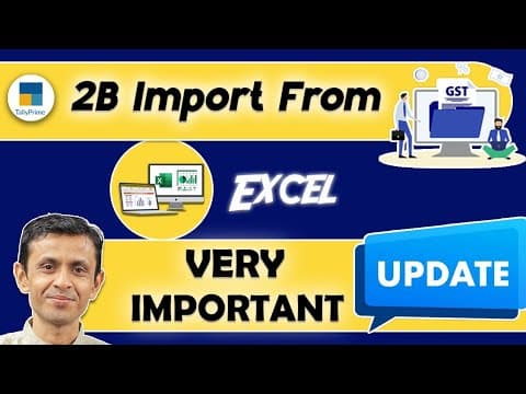 GSTR-2B Excel to Tally Import - Custom Tally Prime Add-on & TDL Customization by Shivansh Infosys