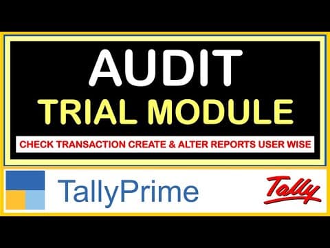 User-Wise Transaction Create & Alter Reports in TallyPrime - Custom Tally Prime Add-on & TDL Customization by Shivansh Infosys