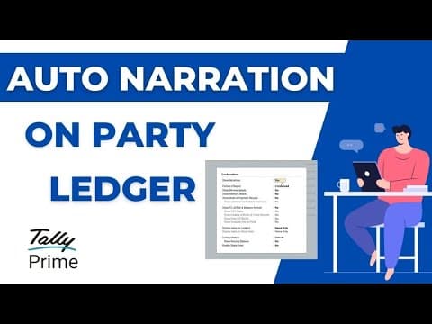 AUTO ENABLE NARRATION IN LEDGER PRINT/EXPORT - Custom Tally Prime Add-on & TDL Customization by Shivansh Infosys