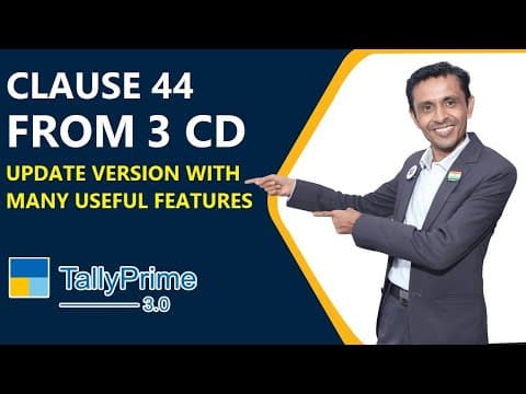 GSTR TRANSACTIONS DETAILS AS PER CLAUSE 44 AS PER FORM 3CD - Custom Tally Prime Add-on & TDL Customization by Shivansh Infosys
