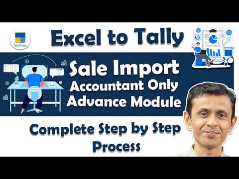 EXCEL TO TALLY SALES & PURCHASE IMPORTS WITHOUT INVENTORY - Custom Tally Prime Add-on & TDL Customization by Shivansh Infosys