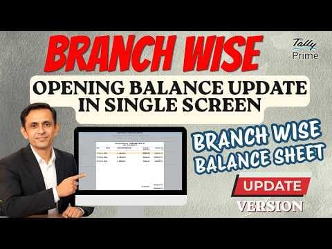 BRANCH WISE BALANCESHEET UPDATE VERSION - Custom Tally Prime Add-on & TDL Customization by Shivansh Infosys